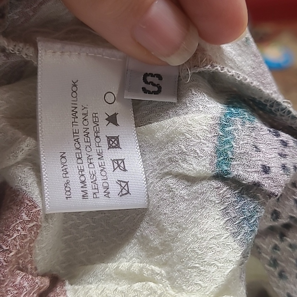 Maria Stanley Camo Print Rayon Pants - Picture 6 of 6